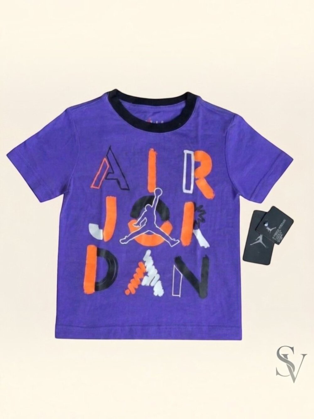 NWT Nike Air Jordan Kids T-Shirt & Fleece Joggers 2-Piece Set Size 4T